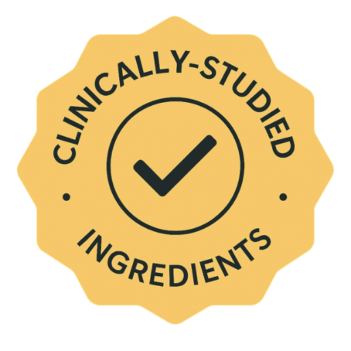 Clinically studied badge