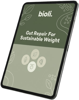 Gut repair for sustainable weight ebook cover mockup