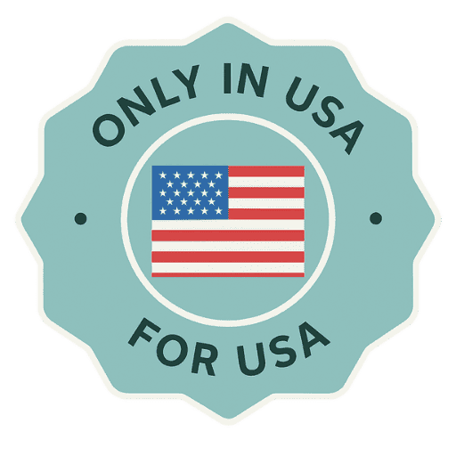 Only in usa for usa badge
