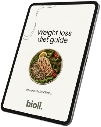 Weight loss diet guide ebook cover mockup